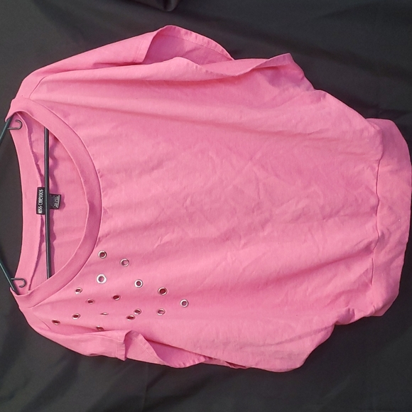 Pink 80s style Off the shoulder top - Picture 1 of 1